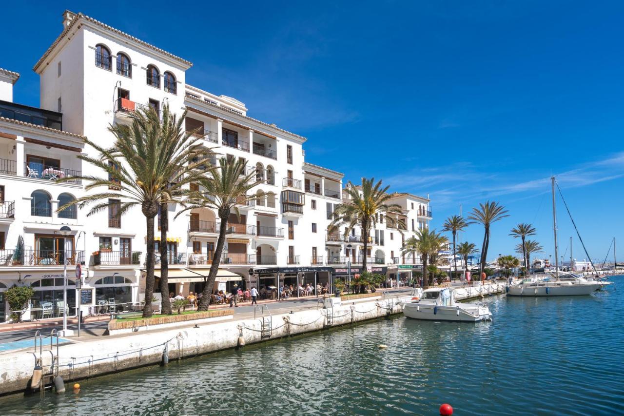 Apartmán 15 First Line Penthouse With Wonderful Seaview Near Duquesa Golf Manilva Andalucia Exteriér fotografie
